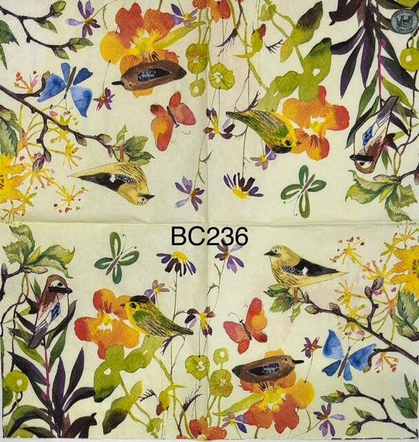Flowers (BC236) - Flowers and Birds