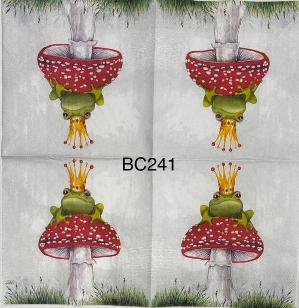 Animals (BC241) - Prince Frog on Mushroom