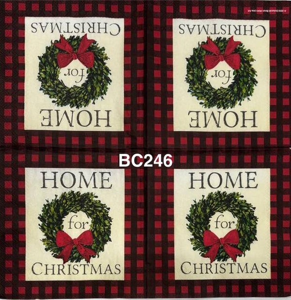 Christmas (BC246) - Home for Christmas Wreath