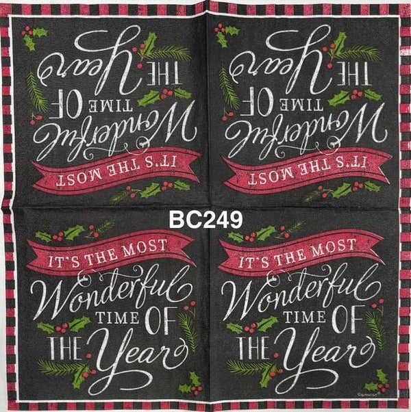 Christmas (BC249) - It's the Most Wonderful Time of the Year