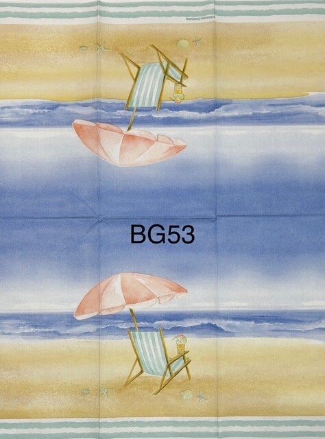 Beach (BG53) - Chair and Umbrella at the Beach