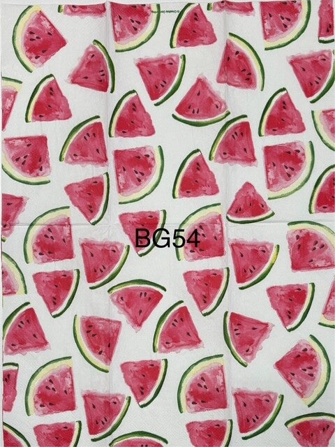 Fruits (BG54) - Watermelon Slices