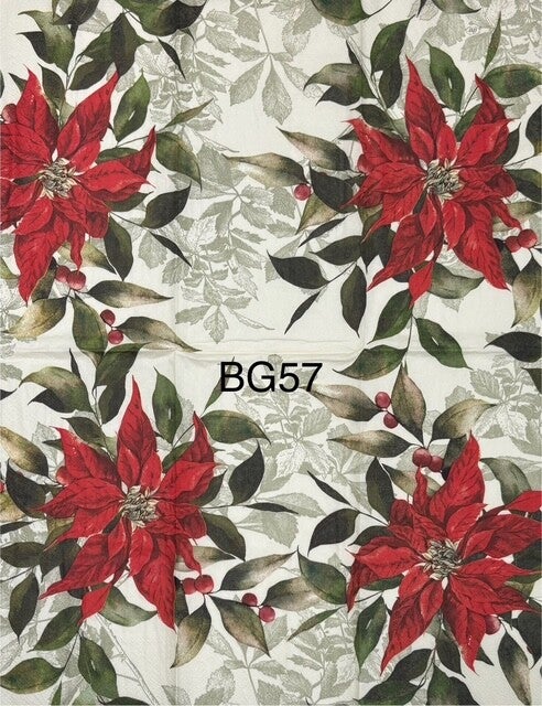 Christmas (BG57) - Poinsetta