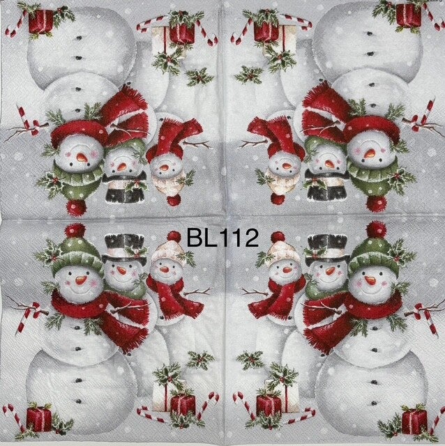 Christmas (BL112) - Snowman Family