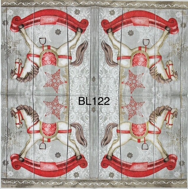 Christmas (BL122) - Rocking Horse