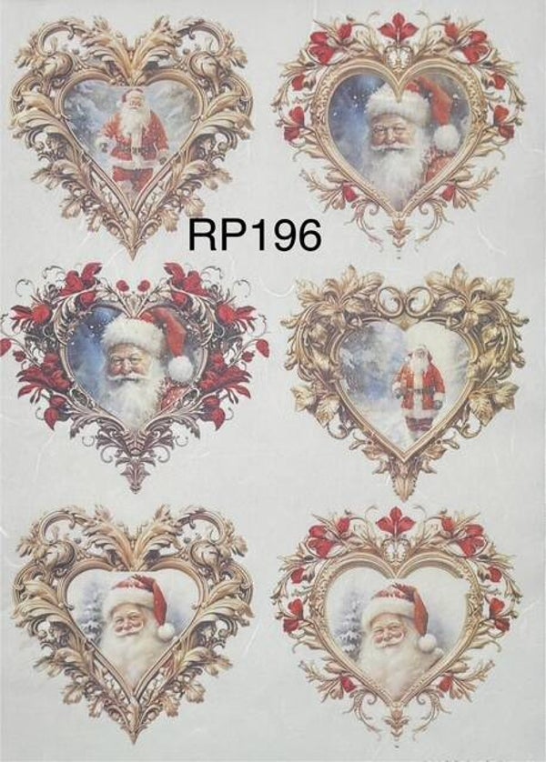 Christmas (RP196) - Santa Hearts