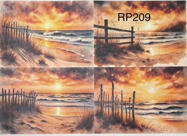 Beach (RP209) - Sunset Beach Collage
