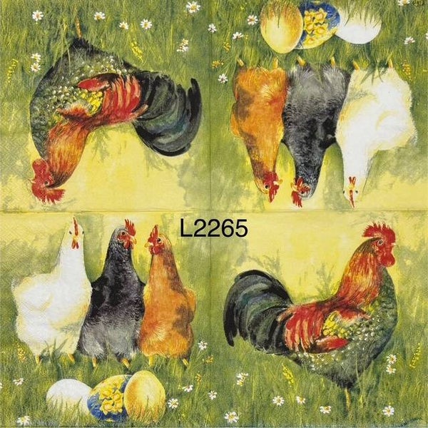 Birds (L2265) - Chickens and Rooster