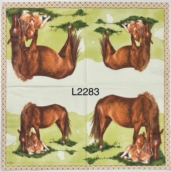 Horses (L2283) - Mom and Baby Horse