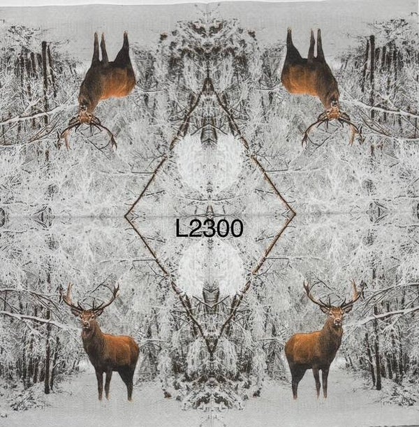 Deer (L2300) - Deer in the Winter