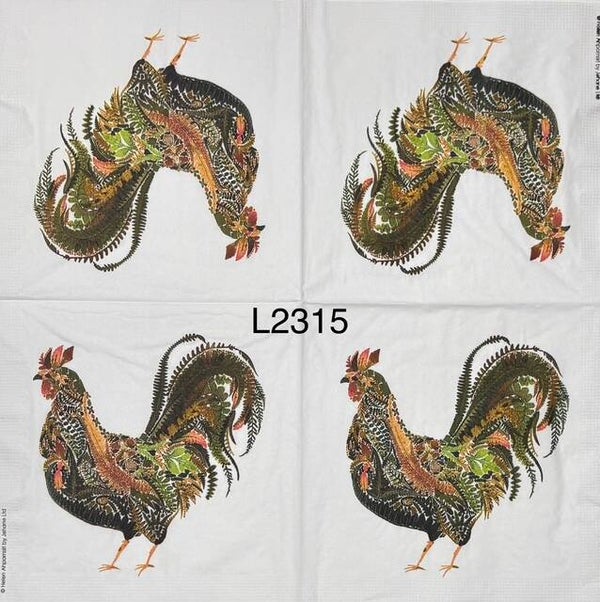 Birds (L2315) - Green Rooster