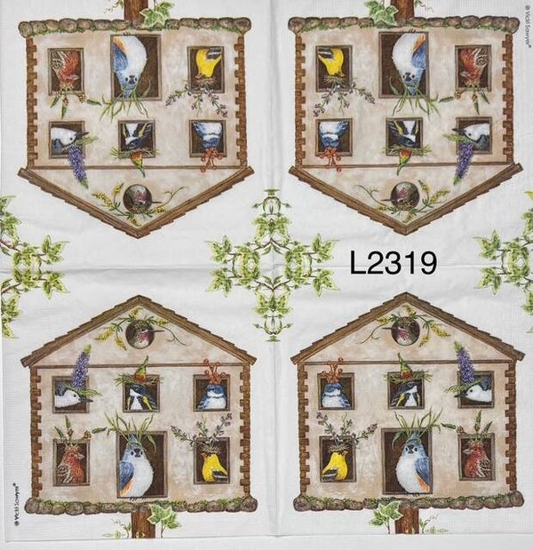 Birds (L2319) - Birds in a Birdhouse