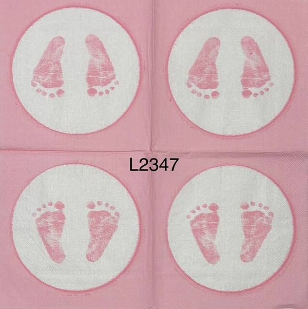 Baby (L2347) - Baby Girl Foot Prints