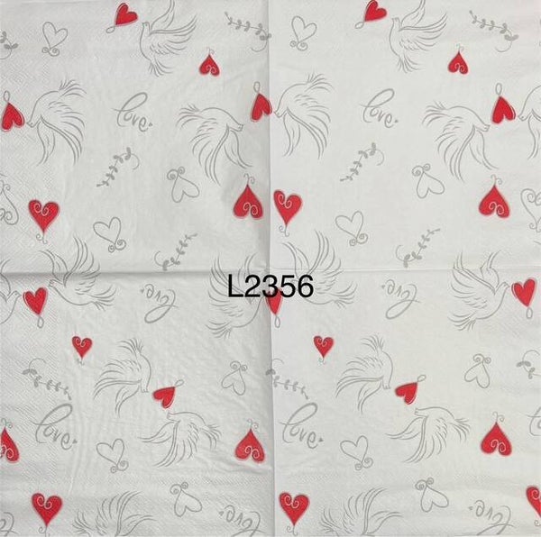 Valentines (L2356) - Doves and Hearts