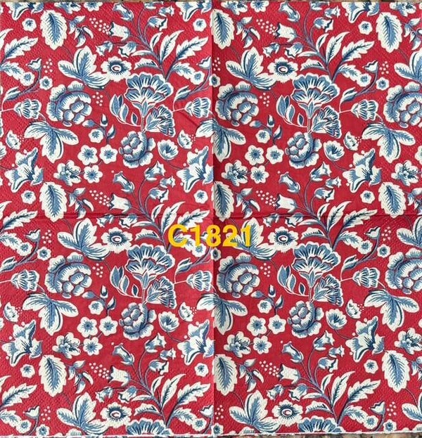 4th of July (C1821) - Red, White and Blue Flowers