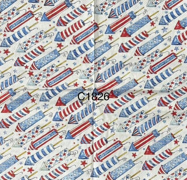 4th of July (C1826) - Fireworks Wallpaper
