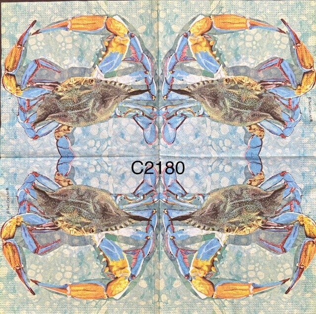 Beach (C2180) - Blue and Orange Crab