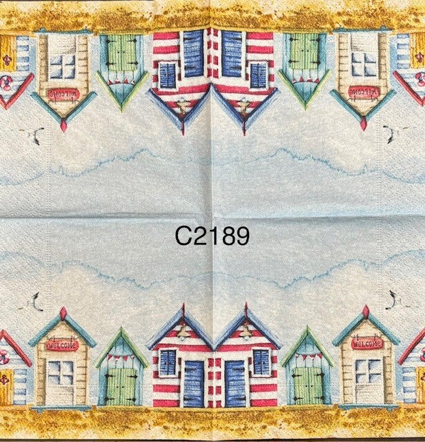Beach (C2189) - Cabanas Along Beach