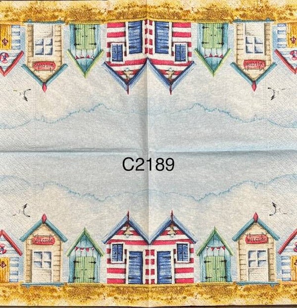 Beach (C2189) - Cabanas Along Beach