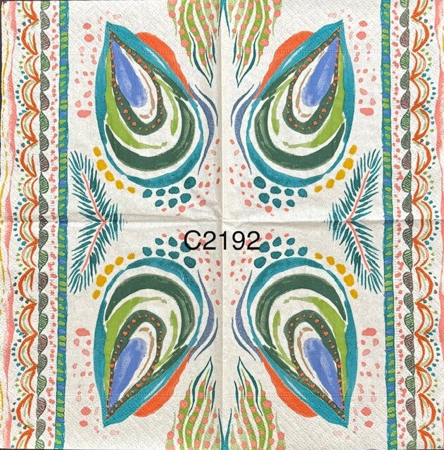 Beach (C2192) - Very Colorful Oyster Shell