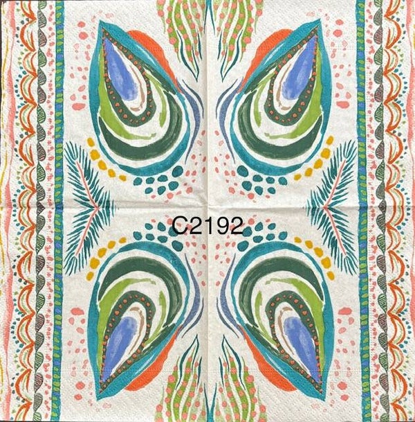 Beach (C2192) - Very Colorful Oyster Shell