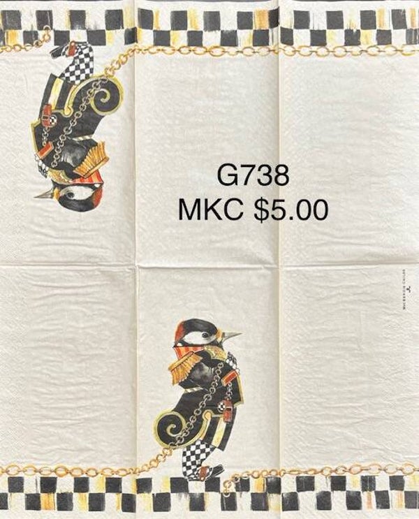 Mackenzie Child (G738) - Sir Penguin with Gold Chain