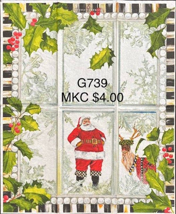 Mackenzie Child (G739) - Santa and Reindeer