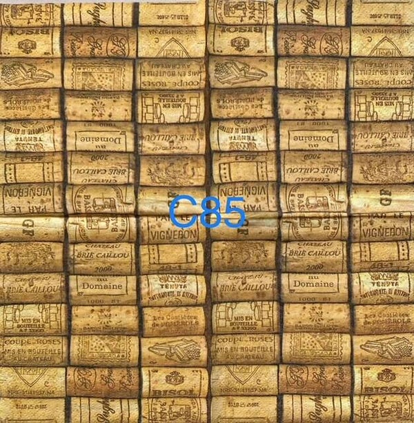 Wine (C85) - Cork Wallpaper