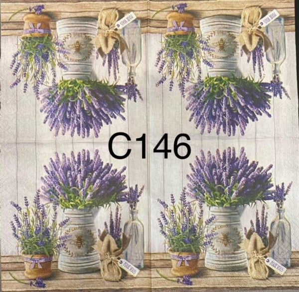 Flowers (C146) - Lavender Pitcher and Pot
