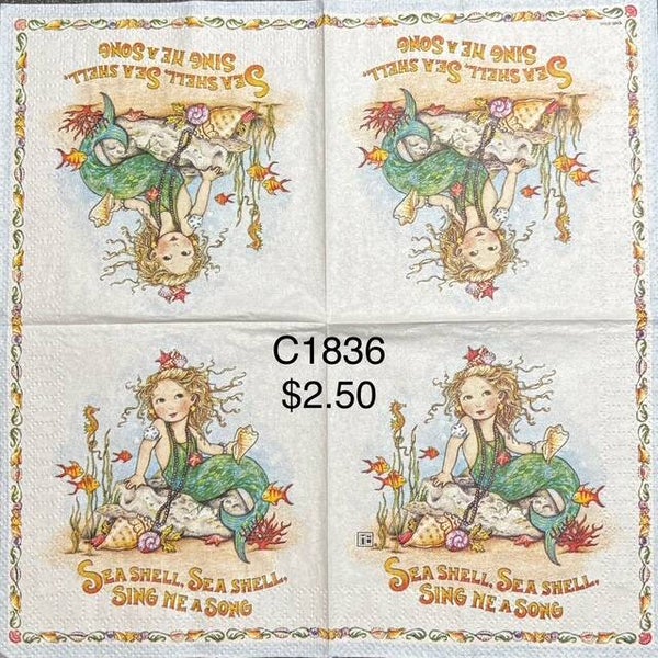 Beach (C1836) - Mermaid, Sea Shell Sea Shell Sing me a Song