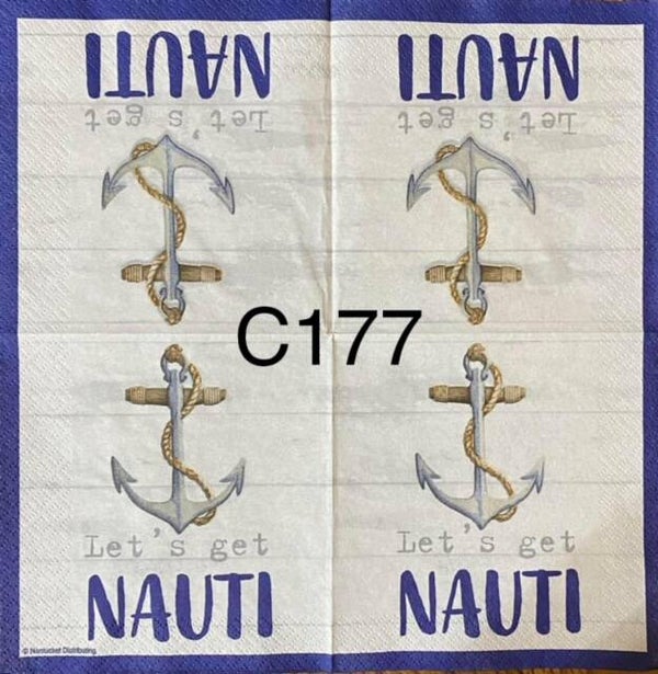Beach (C177) - Let's Get Nauti Anchor