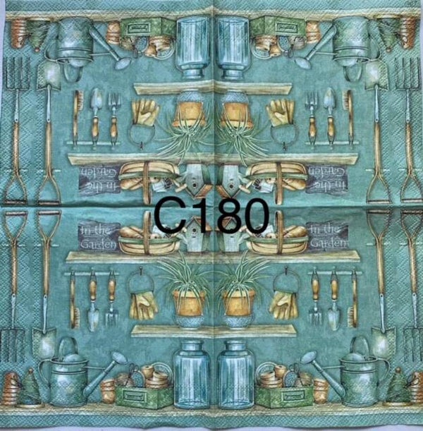 Garden (C180) - Shed with Tools