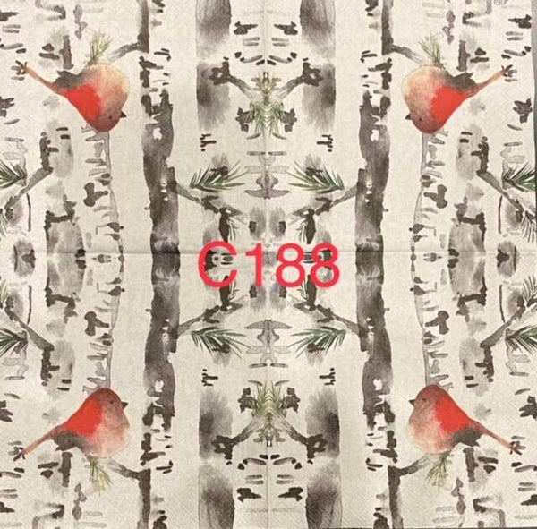 Winter (C188) - Bird in Tree