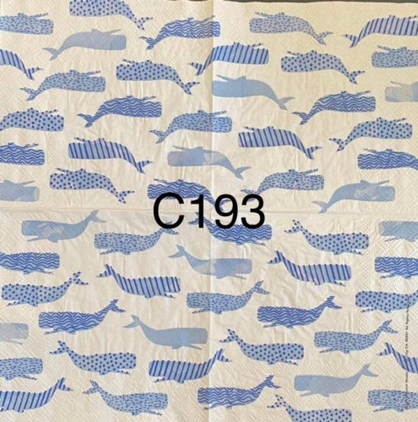 Beach (C193) - Whale Wallpaper