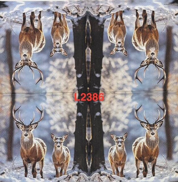 Deer (L2386) - Two Deer (Buck and a Doe)