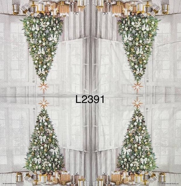 Christmas (L2391) - Christmas Tree by Window