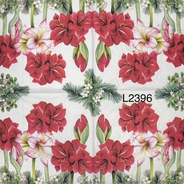 Christmas (L2396) - Amaryllis (Red Flower)