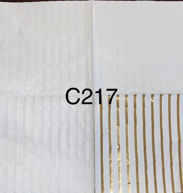 Design (C217) - Gold Stripes