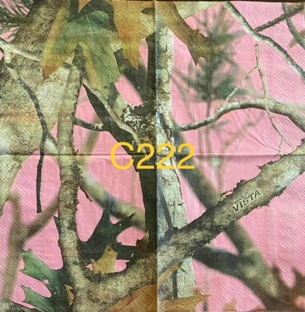 Plants (C222) - Tree Branches with Pink Background