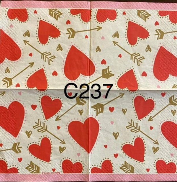 Valentines (C237) - Hearts & Arrows Wallpaper