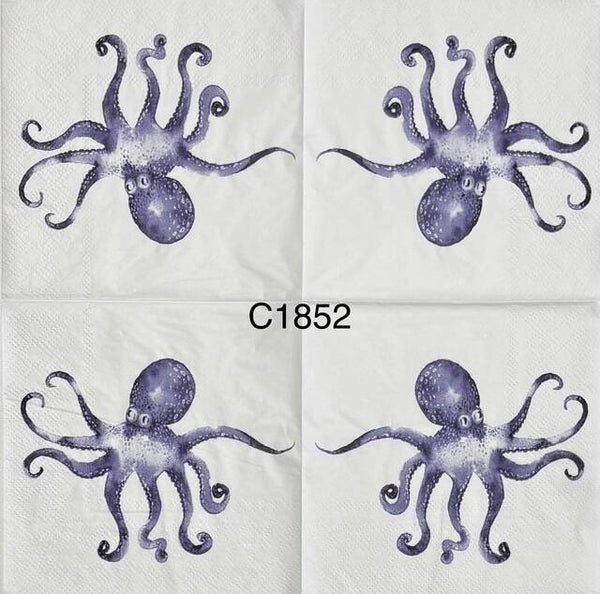 Beach (C1852) - Blue Octopus