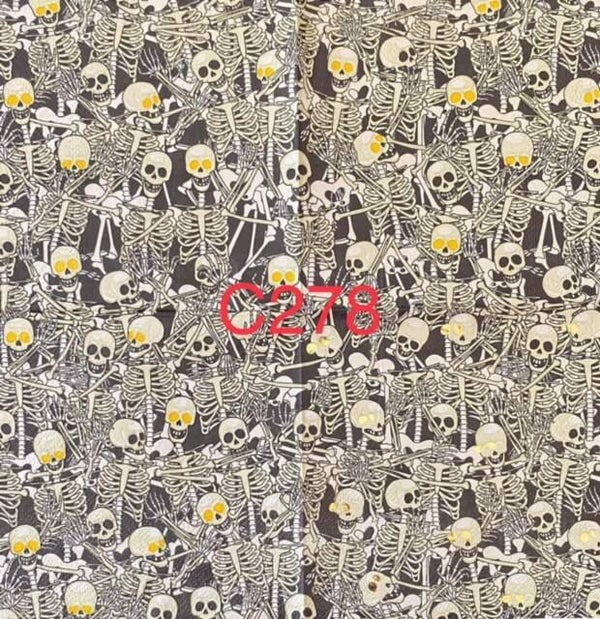 Halloween (C278) - Skeleton Wallpaper