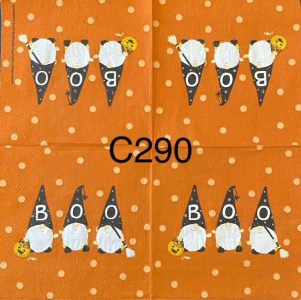 Gnomes (C290/339) - Halloween Gnomes BOO