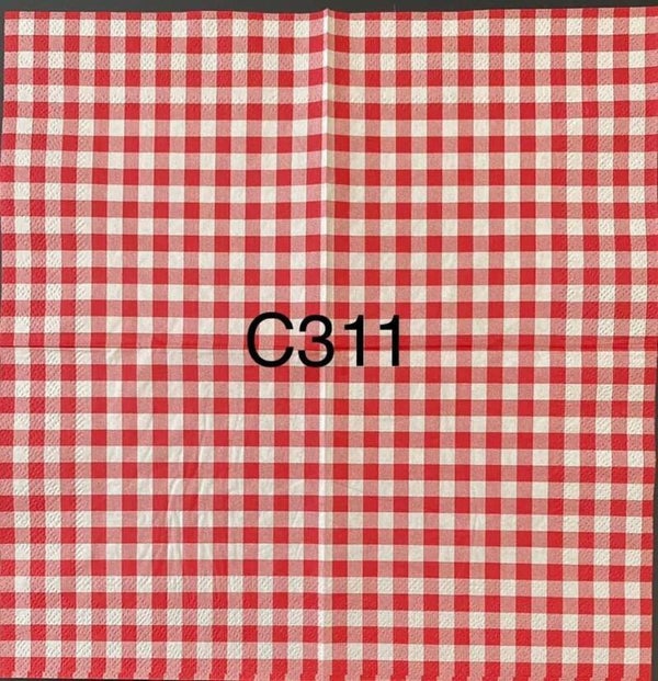 Design (C311) - Red and White Check