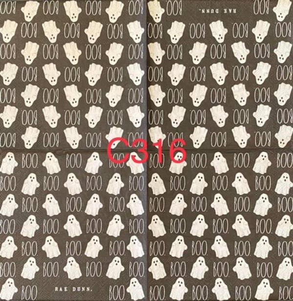 Halloween (C316) - Small Ghost Boo Wallpaper