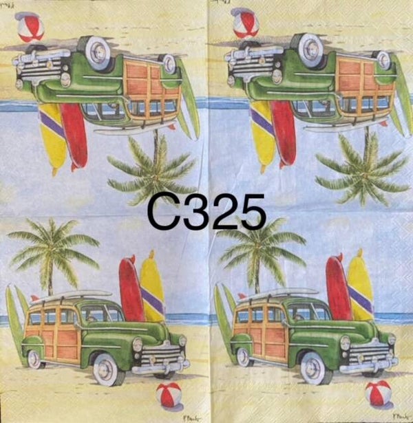 Beach (C325) - Station Wagon with Surfboards