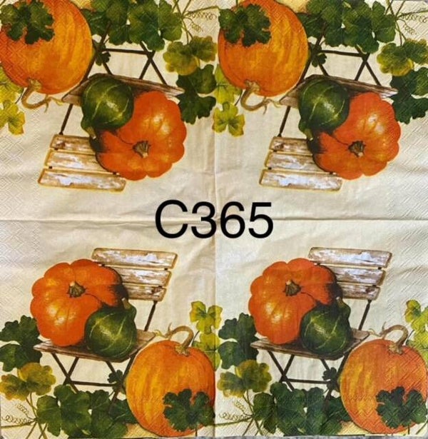 Fall (C365) - Pumpkins on Chair