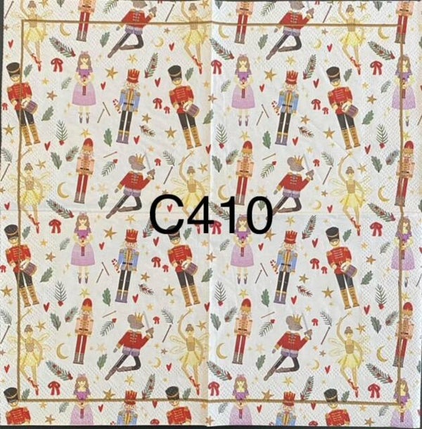 Christmas (C410) - Nutcrackers and Ballerina Wallpaper