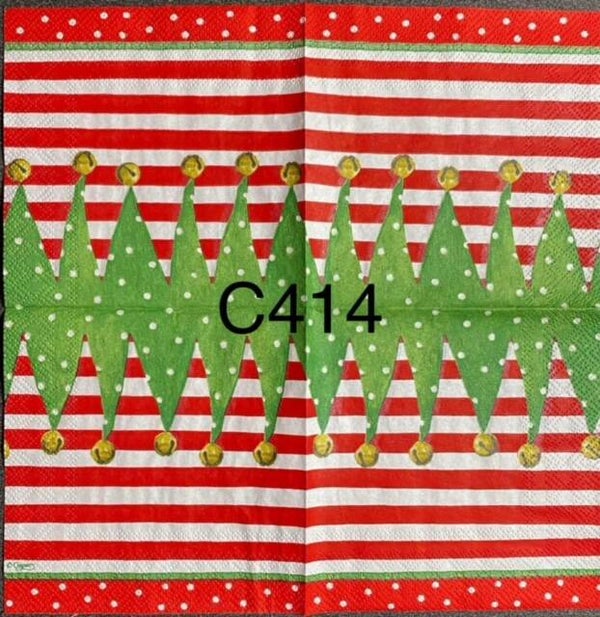 Christmas (C414) - Stocking Stripe