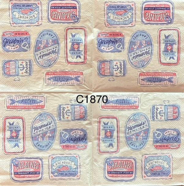 Food (C1870) - Variety Cans of Fish